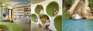 Children's Play Room and Waterslide at Sofitel Dubai The Palm