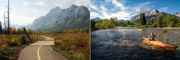 Solara Resort & Spa, Mount Kidd Walking Path and Kayaking on the Kananaskis River