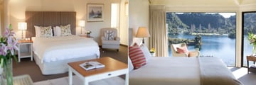 Solitaire Lodge, Tarawera Suite Bedroom and Executive Suite Bedroom