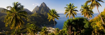 Soufiere Piton view