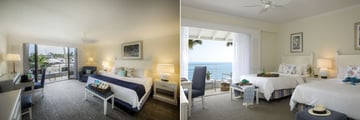 Harbourside King and Harbourside Double Guest Rooms at South Seas Island Resort