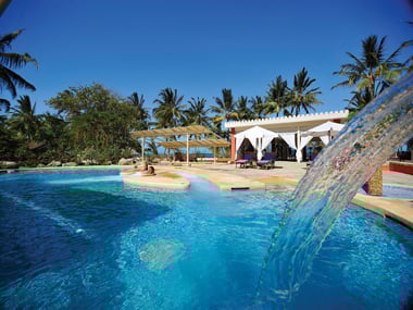 Spa pool at Diamonds Malindi