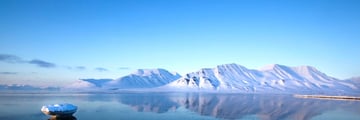 Spitsbergen Mountains in the Arctic