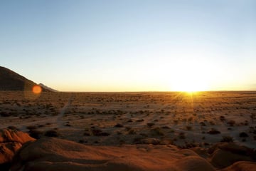 Spitzkopp in Namibia at sunset