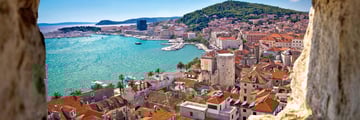 Panoramic views of Split