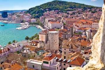Panoramic views of Split