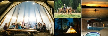 Spruce Hill Resort & Spa, Teepee, Horseback Riding, Kayaking, Indoor Pool and Hot Tub and Teepee