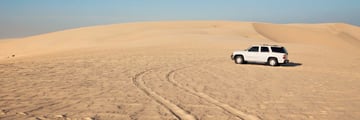 Enjoy a dune bashing excursion during your time in Qatar
