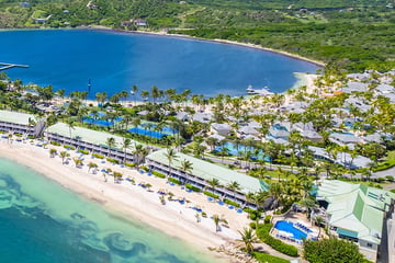 Aerial view of St James's Club & Villas