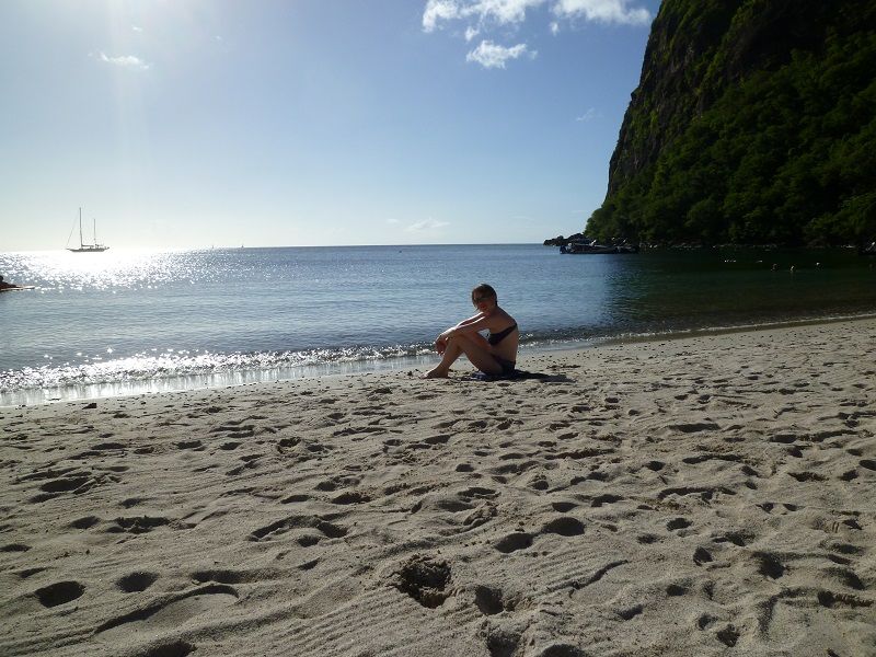 Sunny St Lucia Beach