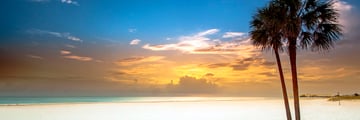Pristine Beach in St Petersburg, Florida