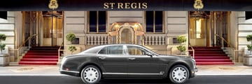 The St Regis New York, Bentley Courtesy Car and Main Entrance