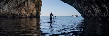 Paddle boarding at Poor Knights, Northland