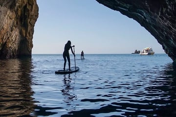 Paddle boarding at Poor Knights, Northland