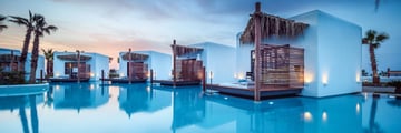 Overwater Bungalows at Stella Island Luxury Resort & Spa
