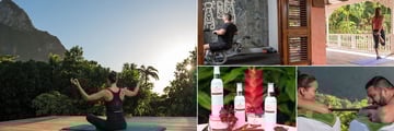 Stonefield Estate Villa Resort, Yoga, Fitness Room, Couples Massage and Spa Products