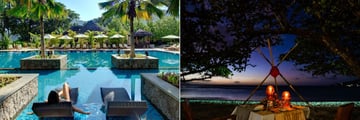 STORY Seychelles pool and tete a tete restaurant