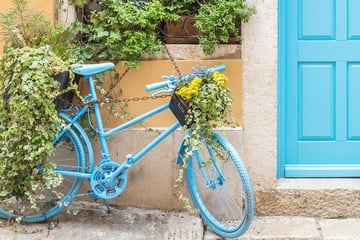 The colourful streets of Rovinj