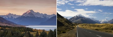 Stunning views of Mount Cook, South Island