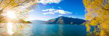 Stunning Lake Scenery in New Zealand