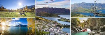 Beautiful scenery and activities in Queenstown & The stunning Lake Wakatipu