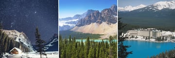 Beautiful scenery in Lake Louise