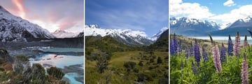 Stunning Scenery in Mount Cook National Park