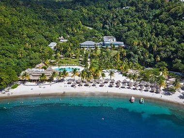 View of the resort