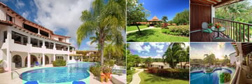 Sugar Cane Club Hotel & Spa, (clockwise from left): Pool, Garden, Garden View Room Patio, Pool and Gardens