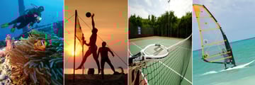 Diving, Volleyball, Tennis and Watersport Activities at Sultan Sands