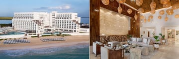 Sun Palace lobby and aerial view