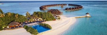 Sun Siyam Olhuveli Maldives aerial view