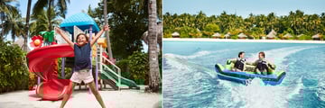 Sun Siyam Vilu Reef kids club and water sports