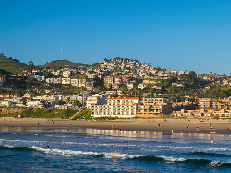 Sunny afternoon at Pismo Beach