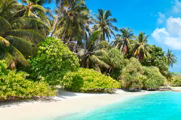 Bandos Island in the Maldives
