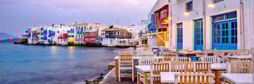 Sunrise at Little Venice, Mykonos