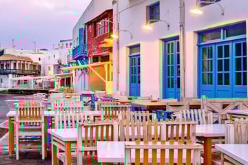 Sunrise at Little Venice, Mykonos