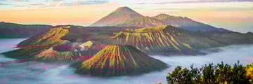 Sunrise at Mount Bromo in Java, Indonesia