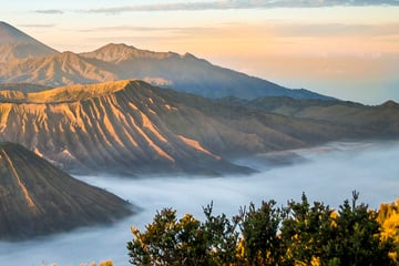 Sunrise at Mount Bromo in Java, Indonesia