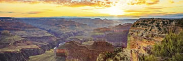 Sunrise over the Grand Canyon