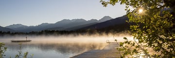 Sunrise over Rainbow Park, Whistler