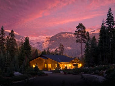 Sunset at Wuksachi Lodge, Sequoia National Park