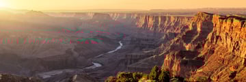Sunset over Grand Canyon, Arizona