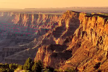 Sunset over Grand Canyon, Arizona