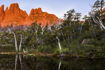 Sunset over Mount Geryon, Cradle Mountain