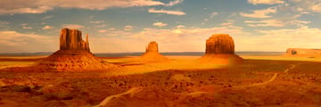Sunset over Monument Valley