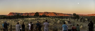 Sunset viewing platform at Kings Canyon