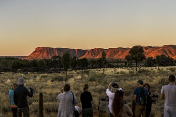 Sunset viewing platform at Kings Canyon