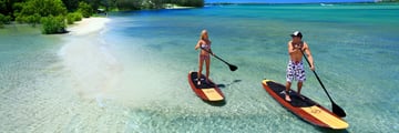 Paddleboarding in Queensland