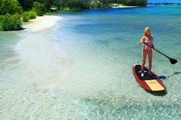 Paddleboarding in Queensland